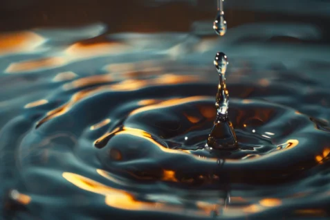 gouttes liquides